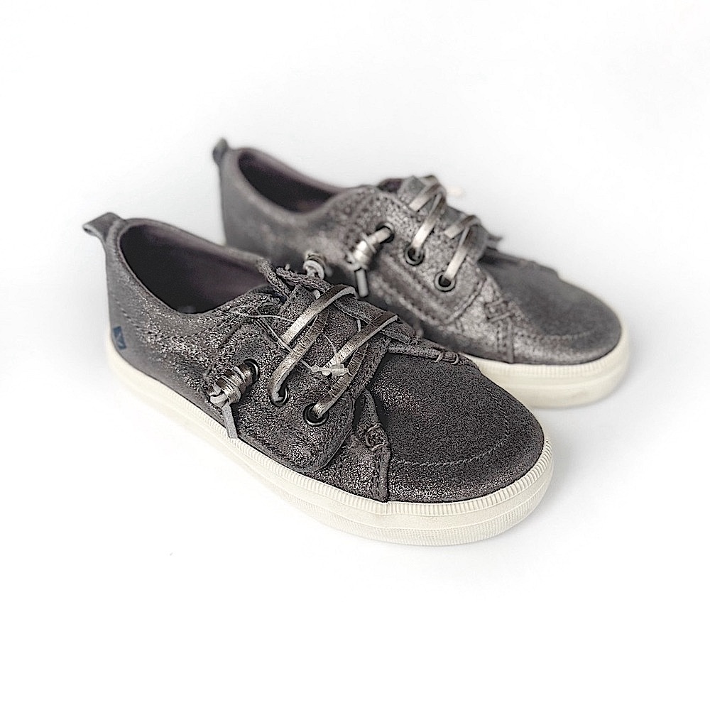 Sperry graphite boat shoes